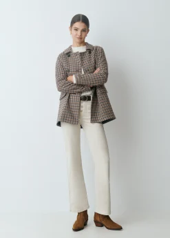 Abrigo entallado cuadros*Brownie Sale