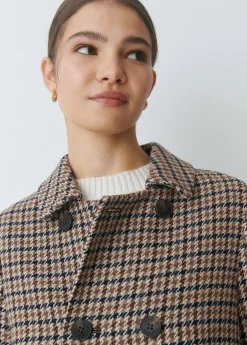 Abrigo entallado cuadros*Brownie Sale