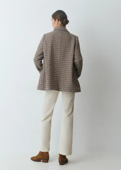 Abrigo entallado cuadros*Brownie Sale