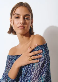 Anillo aro abierto*Brownie New