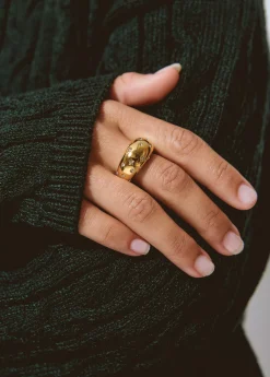 Anillo grueso incrustaciones*Brownie Online