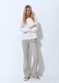 Blusa cuello redondo smock en pico*Brownie Online