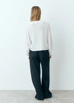 Blusa escote volantes*Brownie Hot