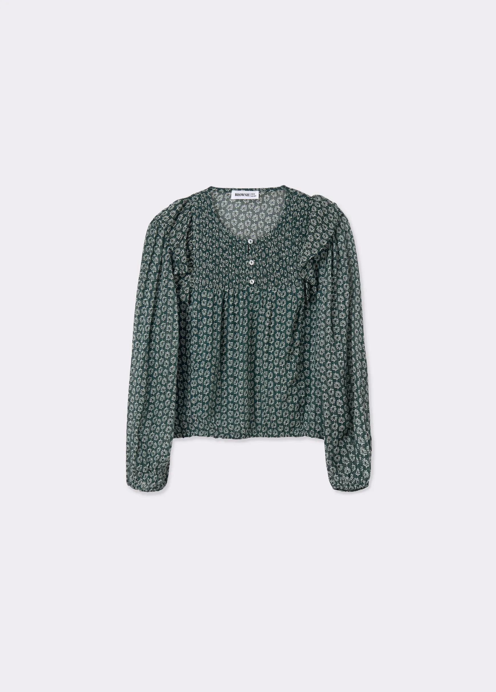 Blusa estampado bicolor*Brownie Clearance