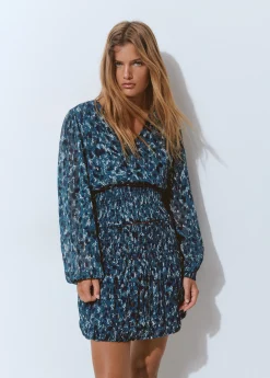 Blusa smock estampado brillo*Brownie Clearance