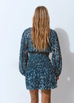 Blusa smock estampado brillo*Brownie Clearance