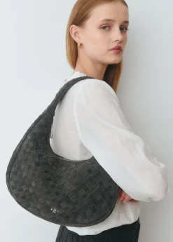 Bolso hombro piel trenzado*Brownie Best