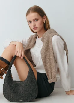 Bolso hombro piel trenzado*Brownie Best