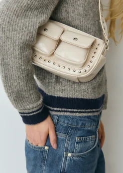 Bolso hombro solapa con bolsillos*Brownie Clearance