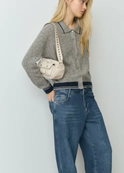 Bolso hombro solapa con bolsillos*Brownie Clearance