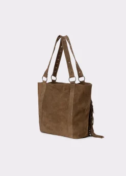 Bolso piel shopper flecos*Brownie Sale