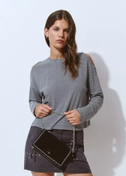 Bolso piel solapa cadena*Brownie Discount