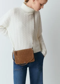 Bolso piel tachitas*Brownie Best