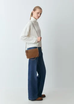 Bolso piel tachitas*Brownie Best