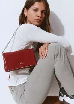 Bolso solapa bolitas*Brownie Hot