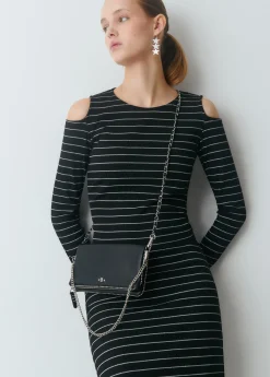 Bolso solapa bolitas*Brownie