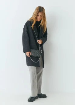 Bolso solapa tachitas*Brownie New