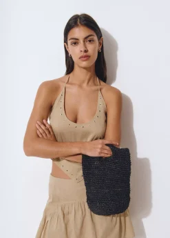 Bolso yute trenzado*Brownie Outlet