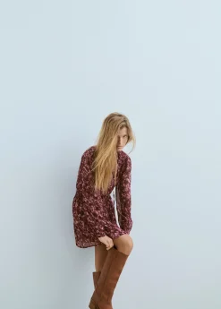 Bota gaucha piel tacón*Brownie Clearance