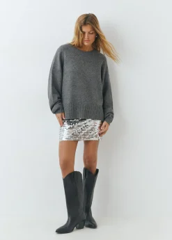 Bota piel campera tacón*Brownie Best