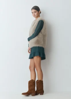 Bota piel cowboy*Brownie Clearance