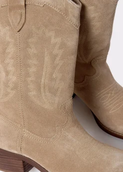 Bota piel cowboy*Brownie Hot