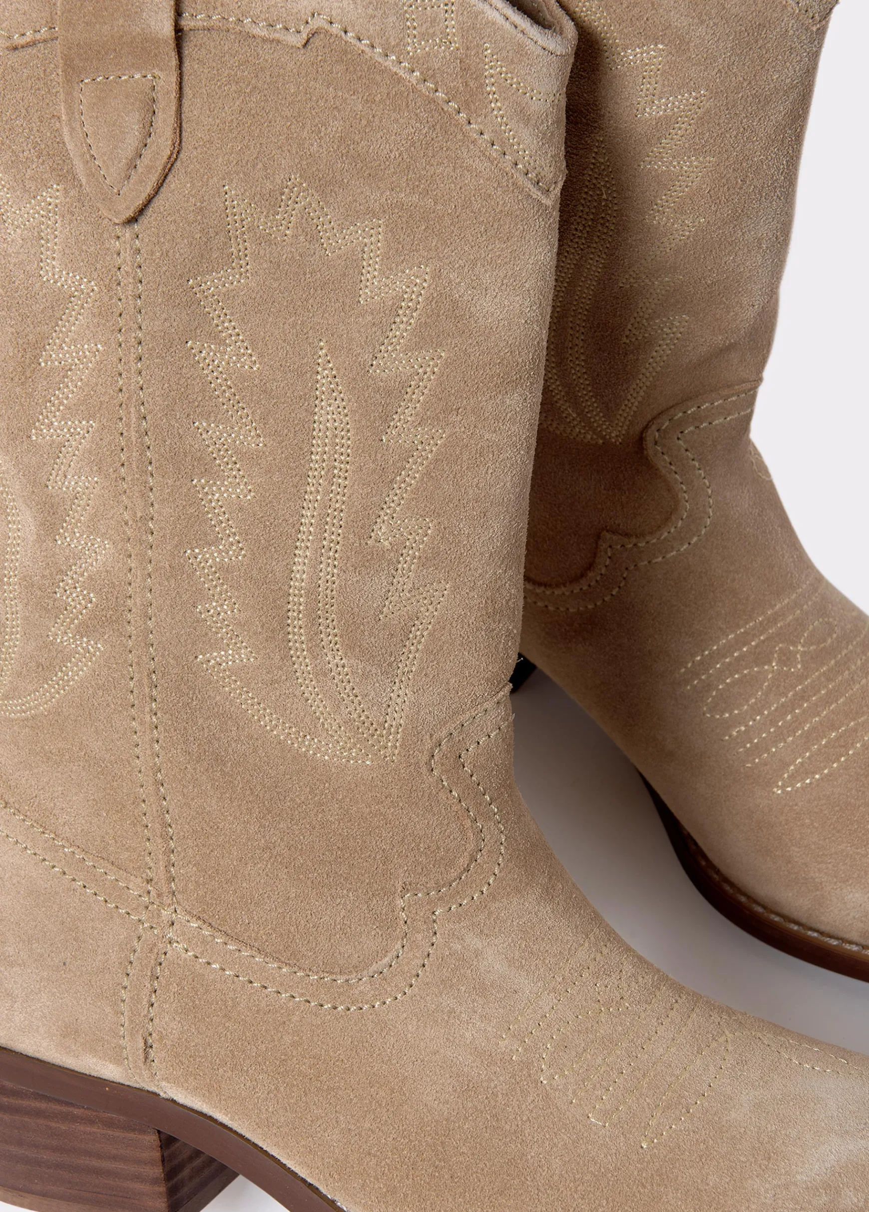 Bota piel cowboy*Brownie Hot