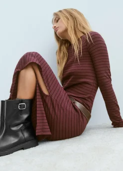 Botín piel motero hebilla*Brownie Hot