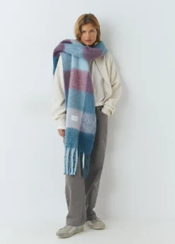 Bufanda gruesa cuadros flecos*Brownie Clearance