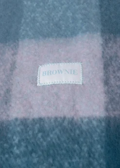 Bufanda gruesa cuadros flecos*Brownie Clearance