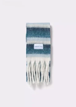 Bufanda gruesa estrecha rayas*Brownie Sale