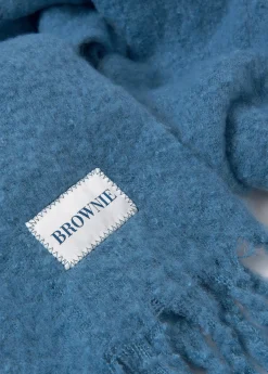 Bufanda gruesa lisa flecos*Brownie Clearance