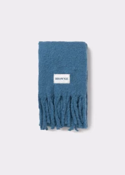 Bufanda gruesa lisa flecos*Brownie Clearance