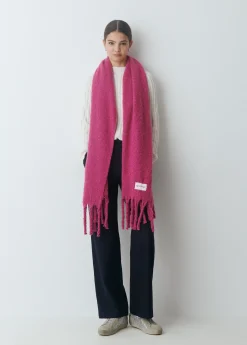 Bufanda gruesa lisa flecos*Brownie Online