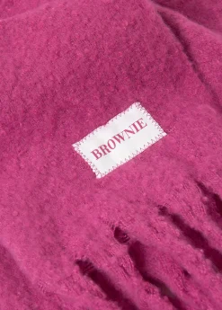 Bufanda gruesa lisa flecos*Brownie Online