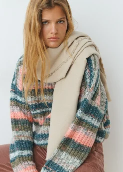 Bufanda lisa melange fina*Brownie Discount