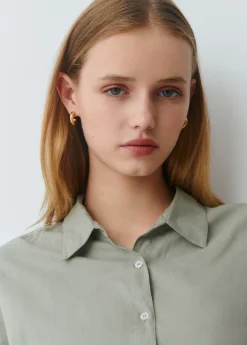 Camisa básica lisa*Brownie Clearance