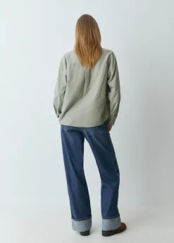 Camisa básica lisa*Brownie Clearance