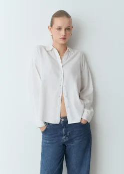 Camisa básica lisa*Brownie Clearance