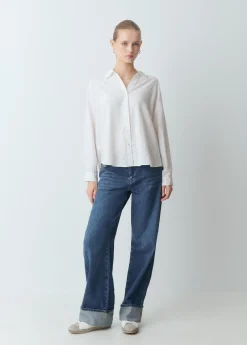 Camisa básica lisa*Brownie Clearance