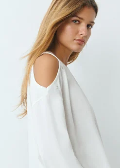 Camiseta cut-out bordado estrellas*Brownie Clearance