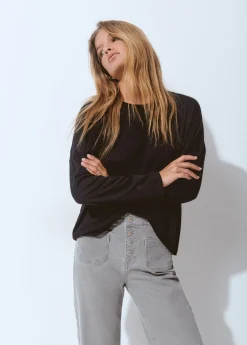 Camiseta lisa manga larga*Brownie Hot