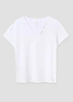 Camiseta manga corta algodón flame botones*Brownie Online