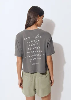 Camiseta manga corta print trasero*Brownie Outlet