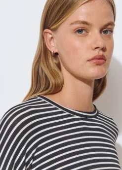 Camiseta manga larga raya tejida*Brownie Sale