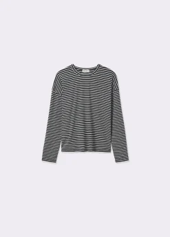 Camiseta manga larga raya tejida*Brownie Sale