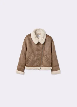 Cazadora doble faz efecto piel*Brownie Sale