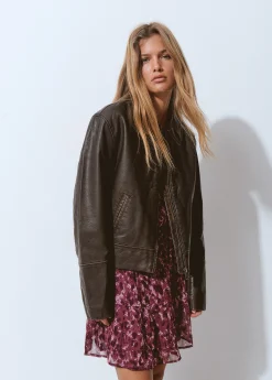 Cazadora efecto piel*Brownie Discount