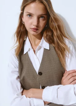 Chaleco cuadritos*Brownie Best