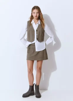 Chaleco cuadritos*Brownie Best